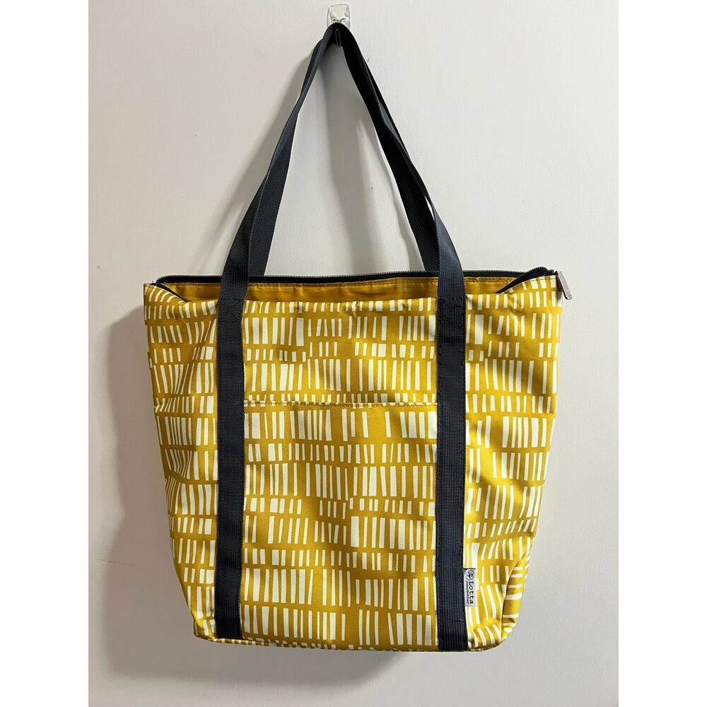 Lotta Jansdotter Travel Tote Anni Gold Yellow Grey Bag